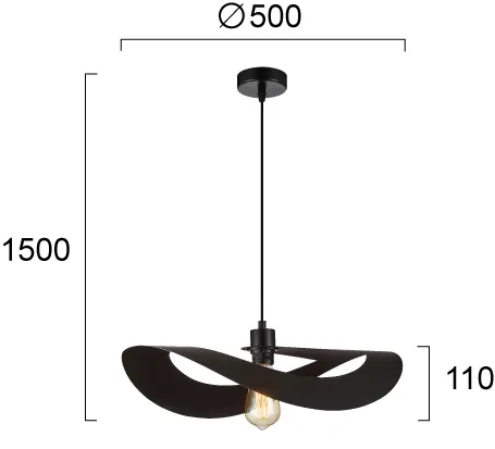 Product image 3 of Pendant Light  Black Mas