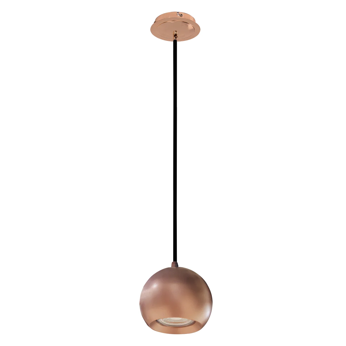 Product image 1 of Hanglamp Koperen Bal - zwart - gu10