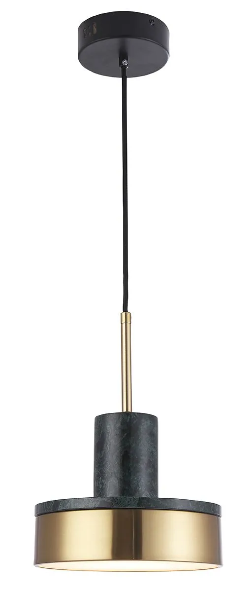 Product image 1 of Hanglamp Lithos - groen - goud - led 