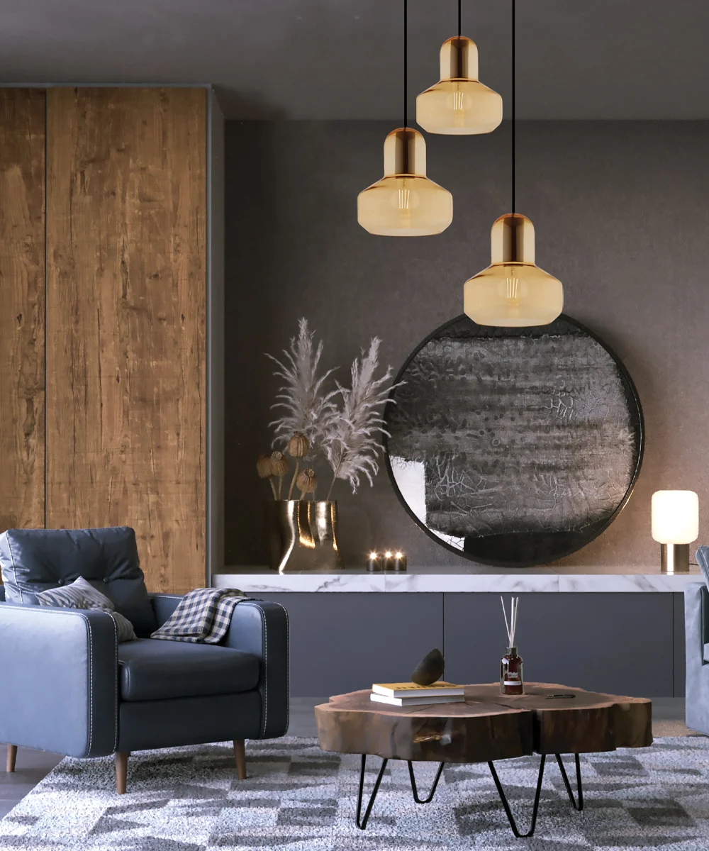 Product image 3 of 3/Lights Pendant  Mandy