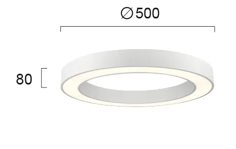 Product image 2 of Plafondlamp Wit Apollo - zand wit - led 