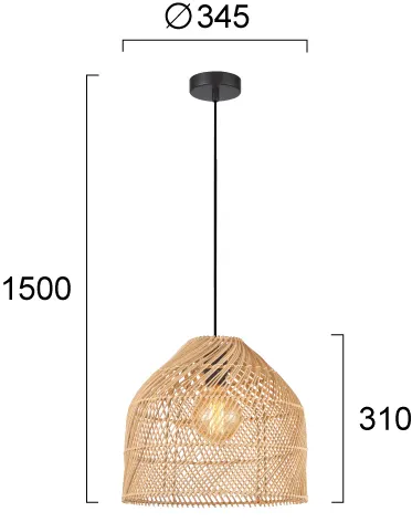 Product image 2 of Pendant Light  Beige Mallonca