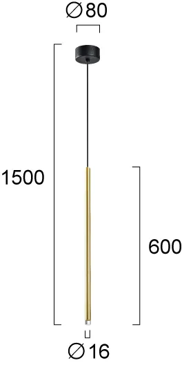 Product image 2 of Pendant Light Gold Zenia