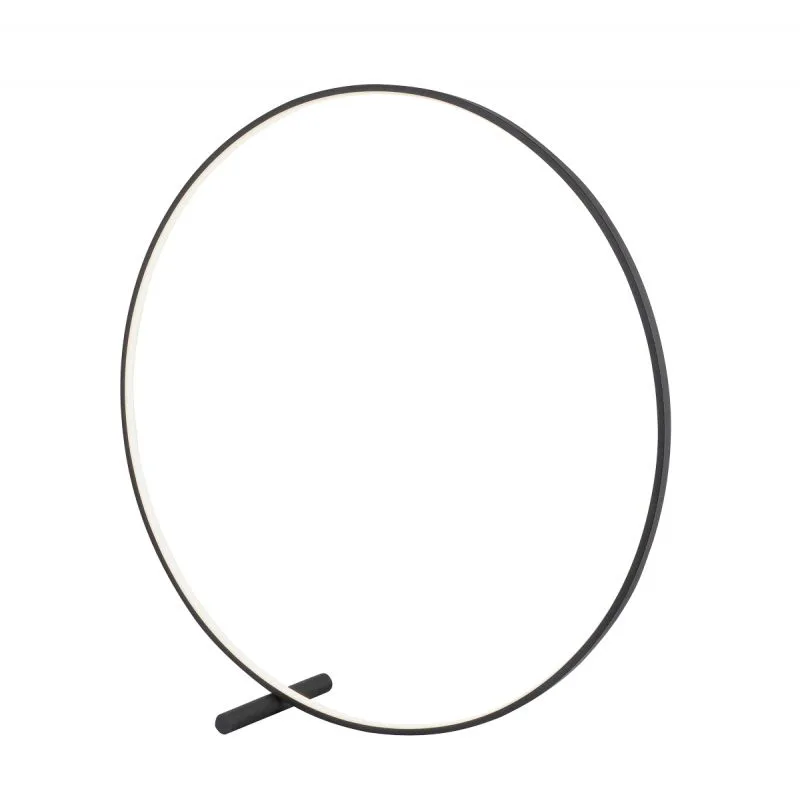 Product image 1 of Vloerlamp Zwart Cirkel - zand zwart - led 