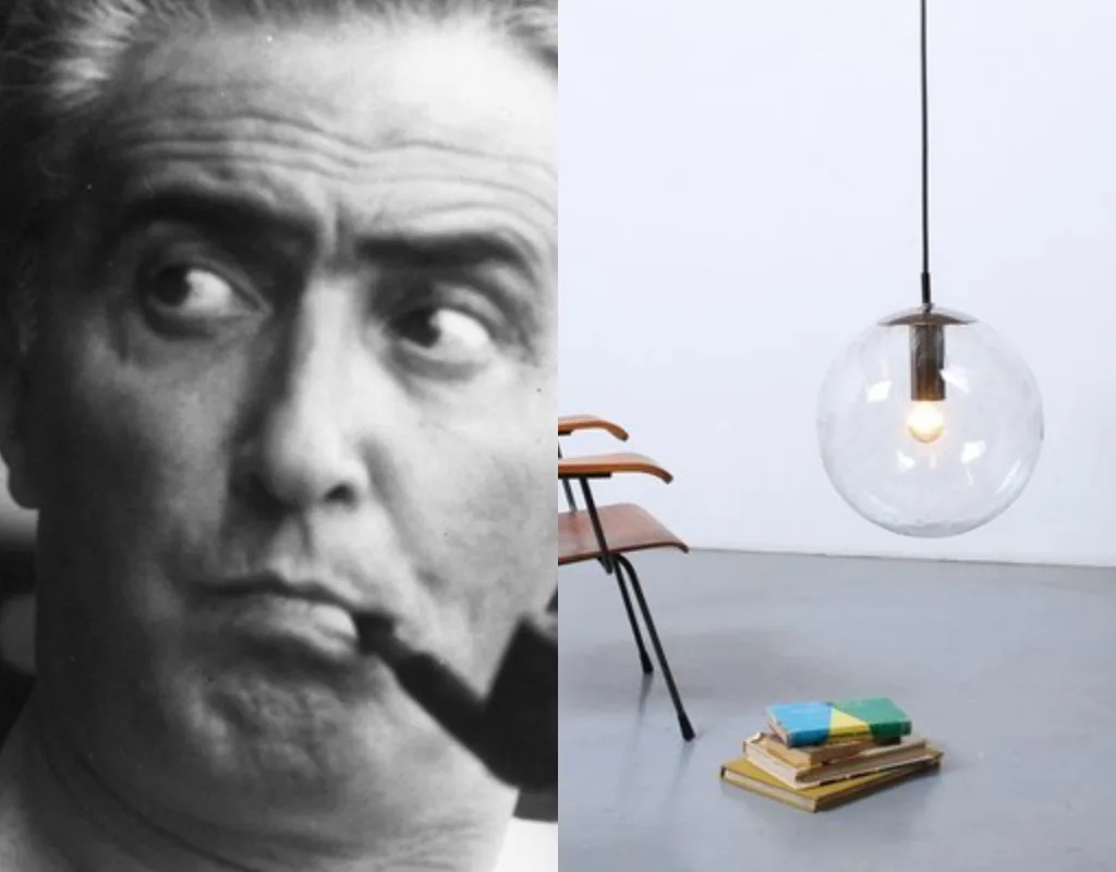 Cover foto voor Selene Hanglamp van Gino Sarfatti