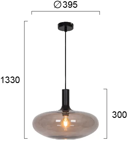Product image 2 of Pendant Light Fume D395 Convex