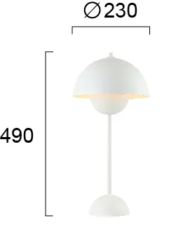 Product image 6 of Table Lamp White Tulip