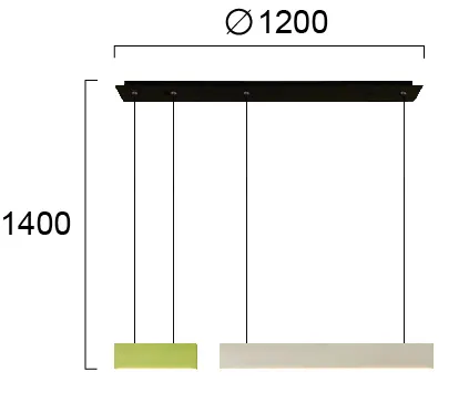 Product image 2 of Suspended Luminaire Chroma