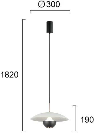 Product image 3 of Suspended Light  Grey  Valia