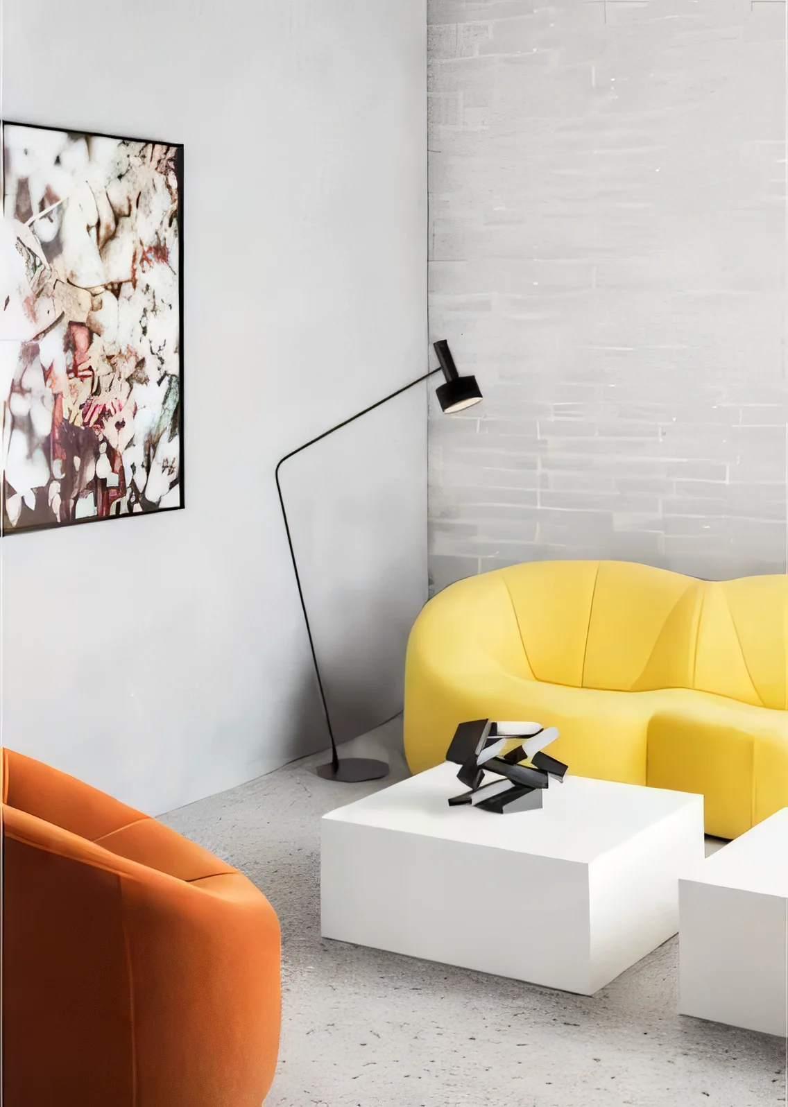 Product image 5 of Vloerlamp Arietta - zwart fluweel - gu10