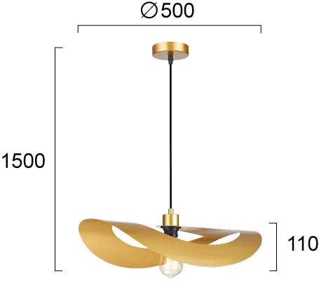 Product image 2 of Pendant Light  Gold  Mas